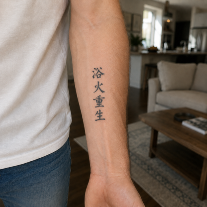 Together Through Every Challenge — 同舟共济 | Chinese Idiom Calligraphy SVG for Tattoo, Wall Art & Apparel