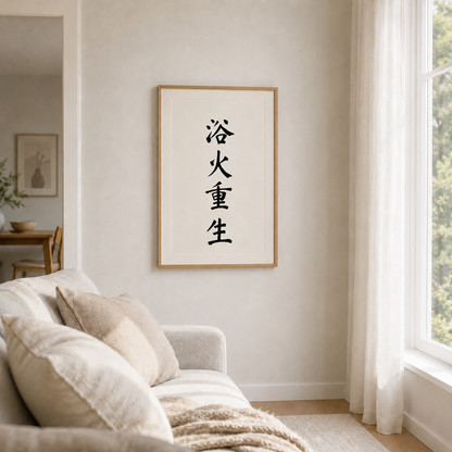 A Bright Future Ahead — 前程似锦 | Chinese Idiom Calligraphy SVG for Tattoo, Wall Art & Apparel