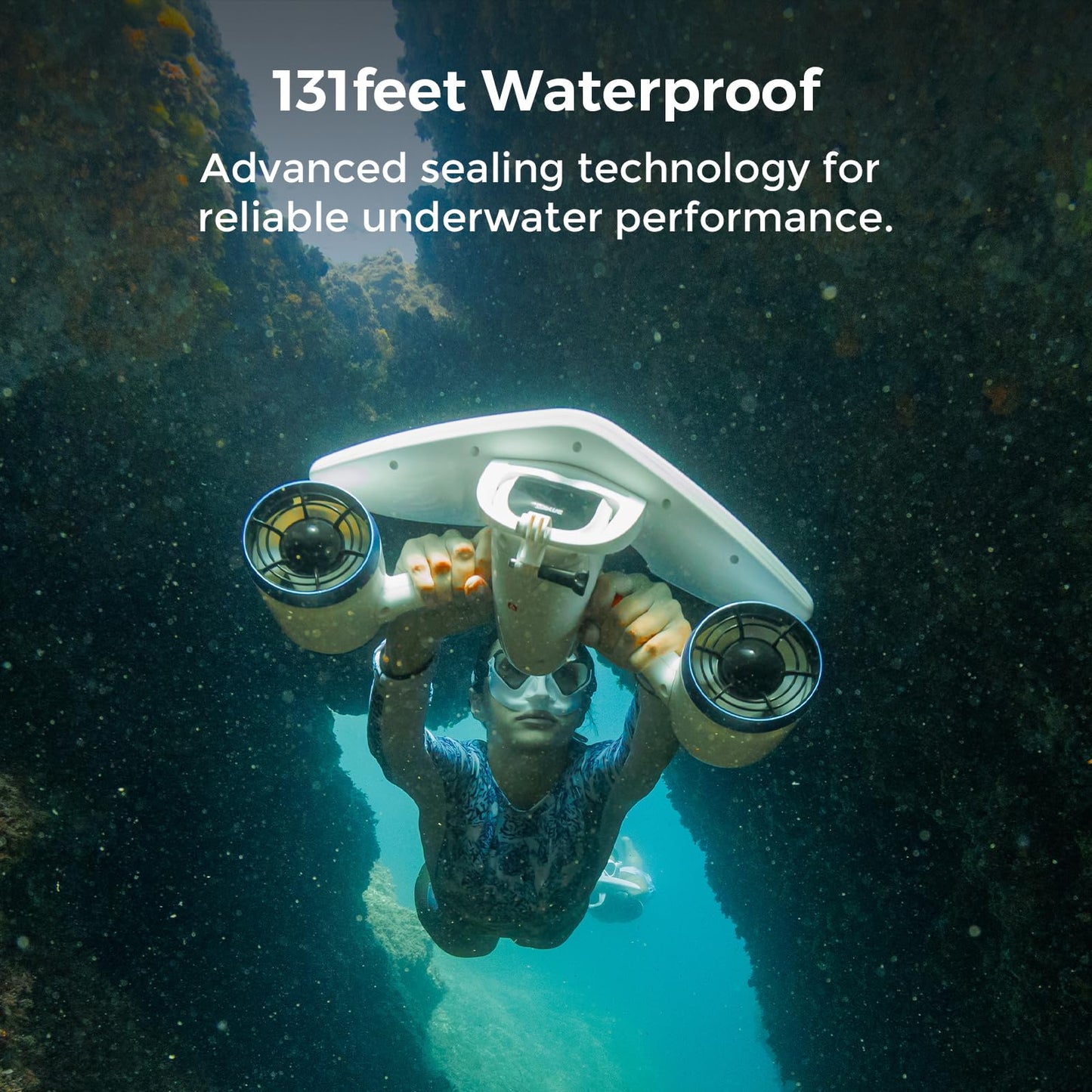 Underwater Scooter with Action Camera Mount
